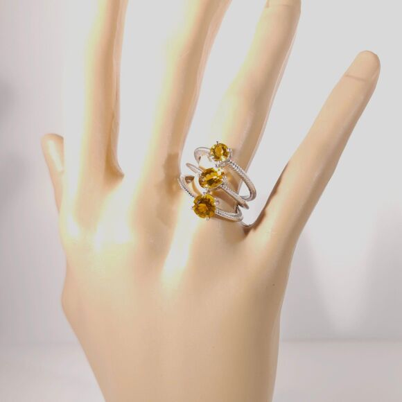 Marialite Spray Ring Size 6 - Picture 9 of 11